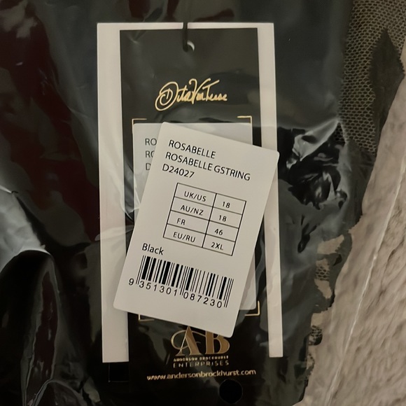 DitaVon Teese Rosabelle Curve High Waist Thong 2XL - Picture 3 of 3